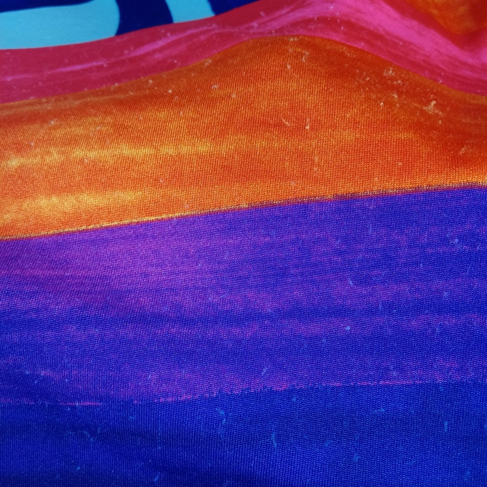 Colorful Abstract Mini Shift Dress S Julie Brown NYC Resort Vacation A-line - Picture 10 of 11
